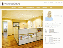 Tablet Screenshot of praxis-kallenberg.de